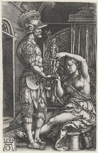 Medea Giving a Statue to Jason by Heinrich Aldegrever