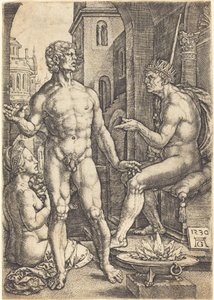 Mucius Scaevola by Heinrich Aldegrever