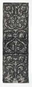 Ornament Design with Fishes, 1552 by Heinrich Aldegrever
