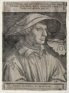 Self-Portrait by Heinrich Aldegrever