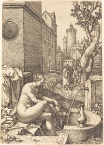 Susanna Surprised by the Two Elders, 1555 by Heinrich Aldegrever