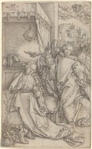 The Annunciation, 1552 by Heinrich Aldegrever