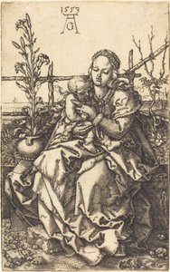 The Virgin Seated, 1553 by Heinrich Aldegrever