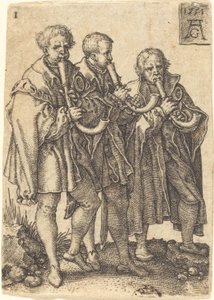 Three Musicians by Heinrich Aldegrever