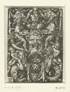 Flat Decoration with Grotesques by Heinrich Aldegrever