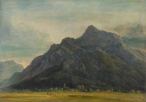 The Untersberg near Salzburg by Heinrich Burkel