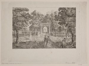 Entrance to a Manor by Heinrich Christian Schumacher