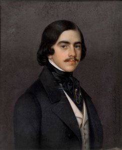 Portrait of Mikhail Alexandrovich Bakunin by Heinrich Ferdinand Grünewald