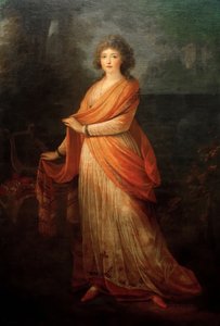 Portrait of Varvara Vasilyevna Golitsyna, née von Engelhardt 1757-1815, 1792