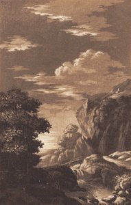 Mountain Landscape by Heinrich Grosch