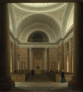 The Slotskirken of Christiansborg, Copenhagen by Heinrich Hansen