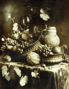 Fruit and Pottery Still Life