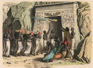 Ancient Egypt: Ritual Funeral Ceremony by Heinrich Leutemann