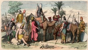 Old Orient / Persians: Persian Army Dress by Heinrich Leutemann