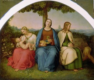 Belief, Hope and Love by Heinrich Maria von Hess