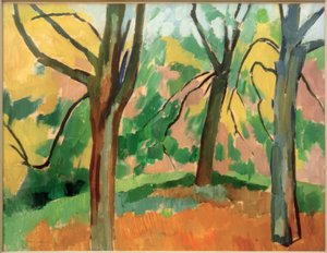 Park Landscape by Heinrich Nauen