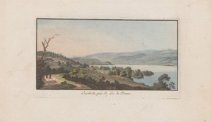 View of Lüscherz on Lake Biel (Landscapes in Switzerland)