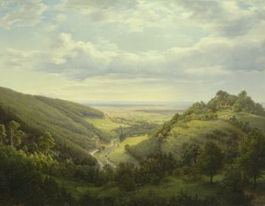 View of Holy Mountain and the Mountain Pass by Heinrich Schilbach