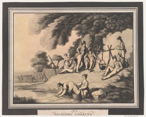 Soldiers Cooking, April 1, 1798