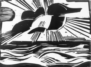 H. Stegemann, Sun, Clouds by Heinrich Stegemann