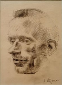 Portrait of Wilhelm Werner, circa 1926 by Heinrich Stegemann
