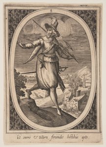 Plate 8 from Military Figures by Heinrich Ulrich