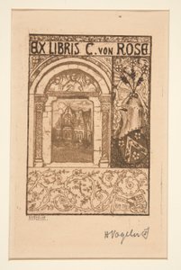 Bookplates by Heinrich Vogeler