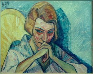 Portrait of Ilse Hahn-Stoermer by Heinrich Vogeler