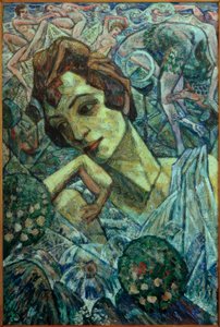 Portrait of the Dancer Marna Glahn by Heinrich Vogeler