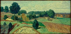 Worpswede Landscape by Heinrich Vogeler