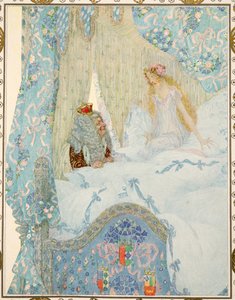 The Princess on the Pea from Tales by Hans Christian Andersen, pub. 1911 by Heinrich and Urban Lefler