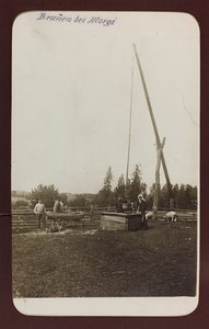 First World War: the Ukraine in the years 1914-1916 during the invasion of the German army. A well by Heldenfriedhof Dsessentniki (attr. to)