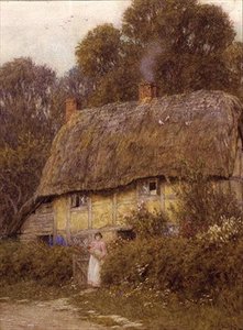 A Berkshire Cottage by Helen Allingham