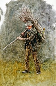 A Bundle of Wood by Helen Allingham