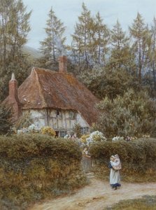 A Cottage near Haslemere by Helen Allingham