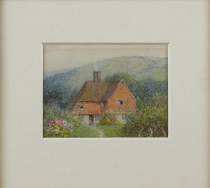 Brick Cottage by Helen Allingham