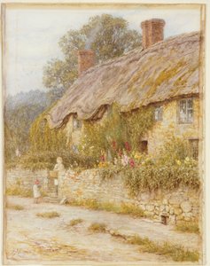 Cottage near Wells, Somerset by Helen Allingham