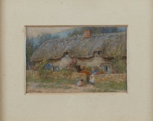 Grey Thatched Cottage