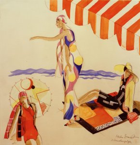 Beachwear around 1928