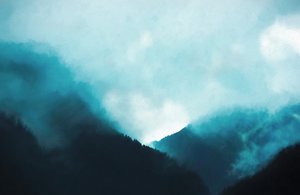 Mountain Pass by Helen White