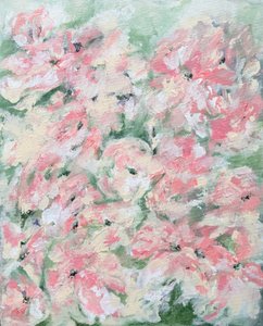 Soft Pink Blooms by Helena Ryhle