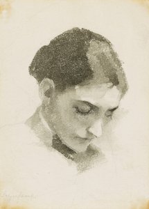 A Head of a Woman by Helene Schjerfbeck