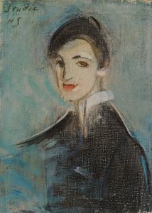 Singer in Black by Helene Schjerfbeck