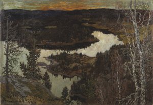 Autumn, Nordingrå by Helmer Osslund