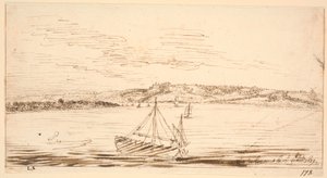 River View from Lormont, Bordeaux, Seen from the Garonne River by Hem