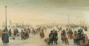Winter Pleasures Outside the City by Hendrick Avercamp
