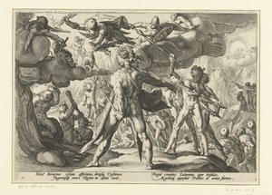 Attack of the Giants on the World of the Gods (Ovid