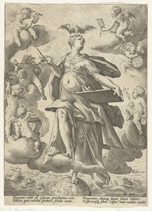 Allegory of Art by Hendrick Goltzius (workshop of)