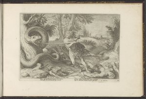 Cadmus Kills the Dragon (Ovidius