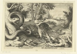 Cadmus Killing the Dragon (series: Ovid